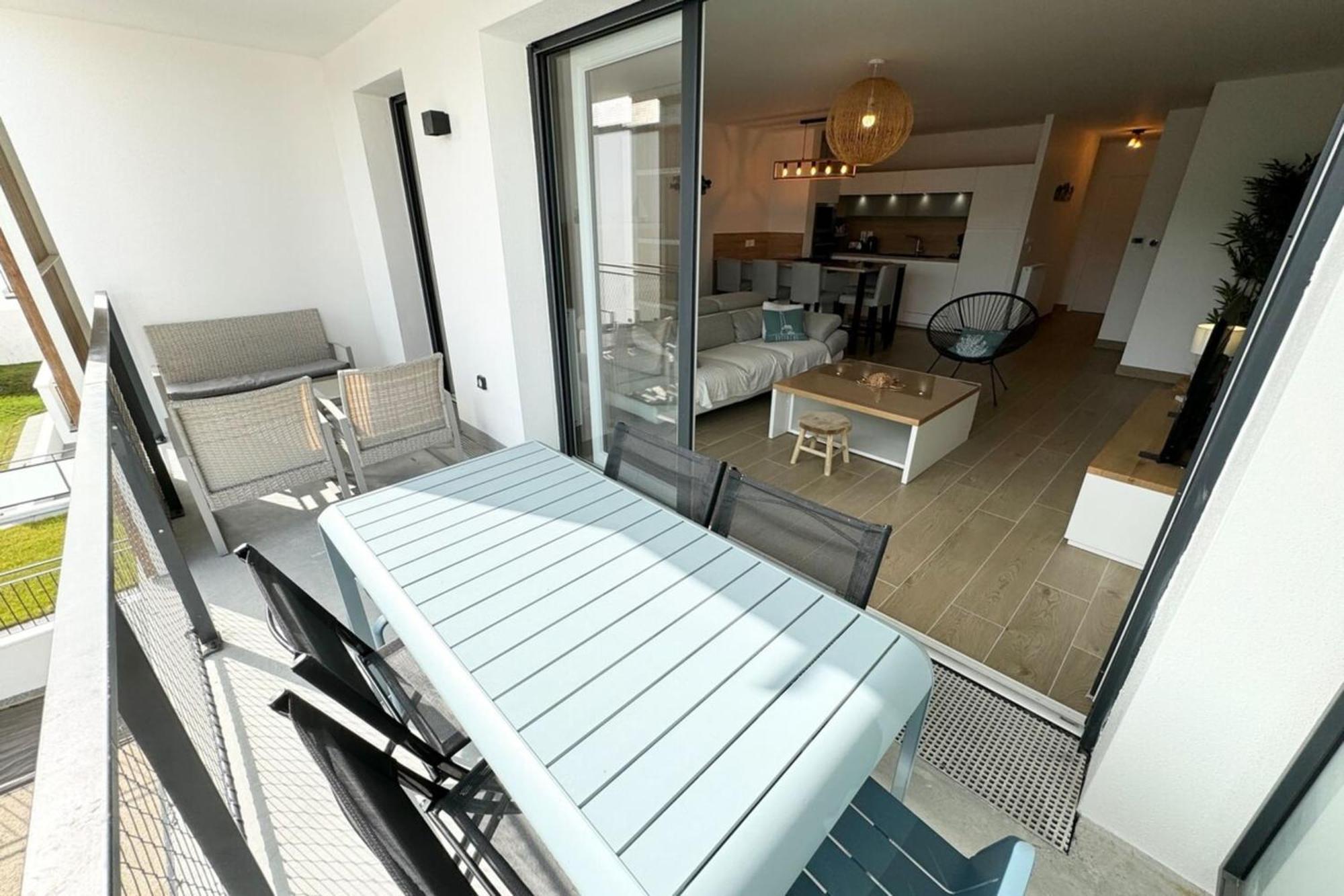 T3 De Standing Plein Bourg - 100M Des Plages Saint-Pierre-Quiberon Exterior foto